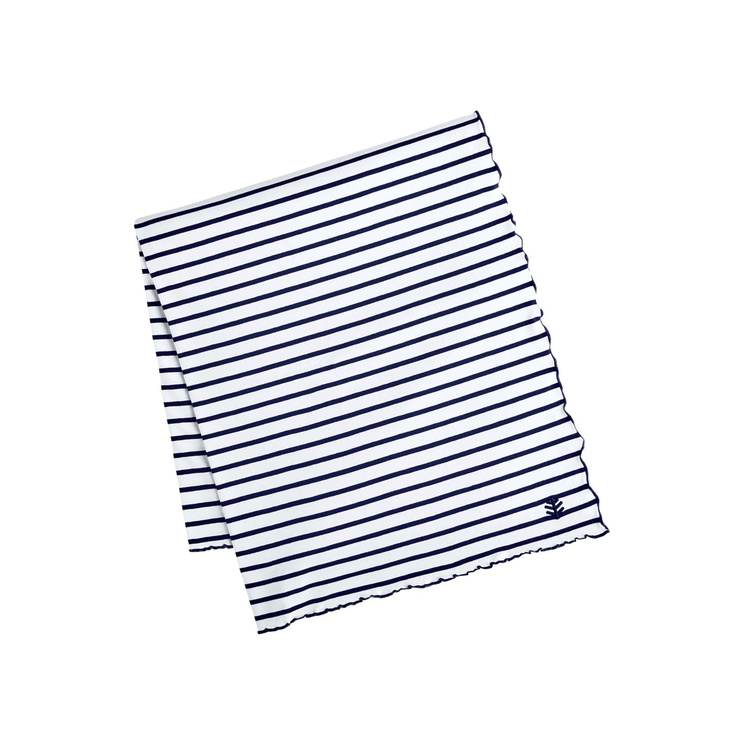 Coolibar - UV blanket for women, men, kids and babies - navy/white striped